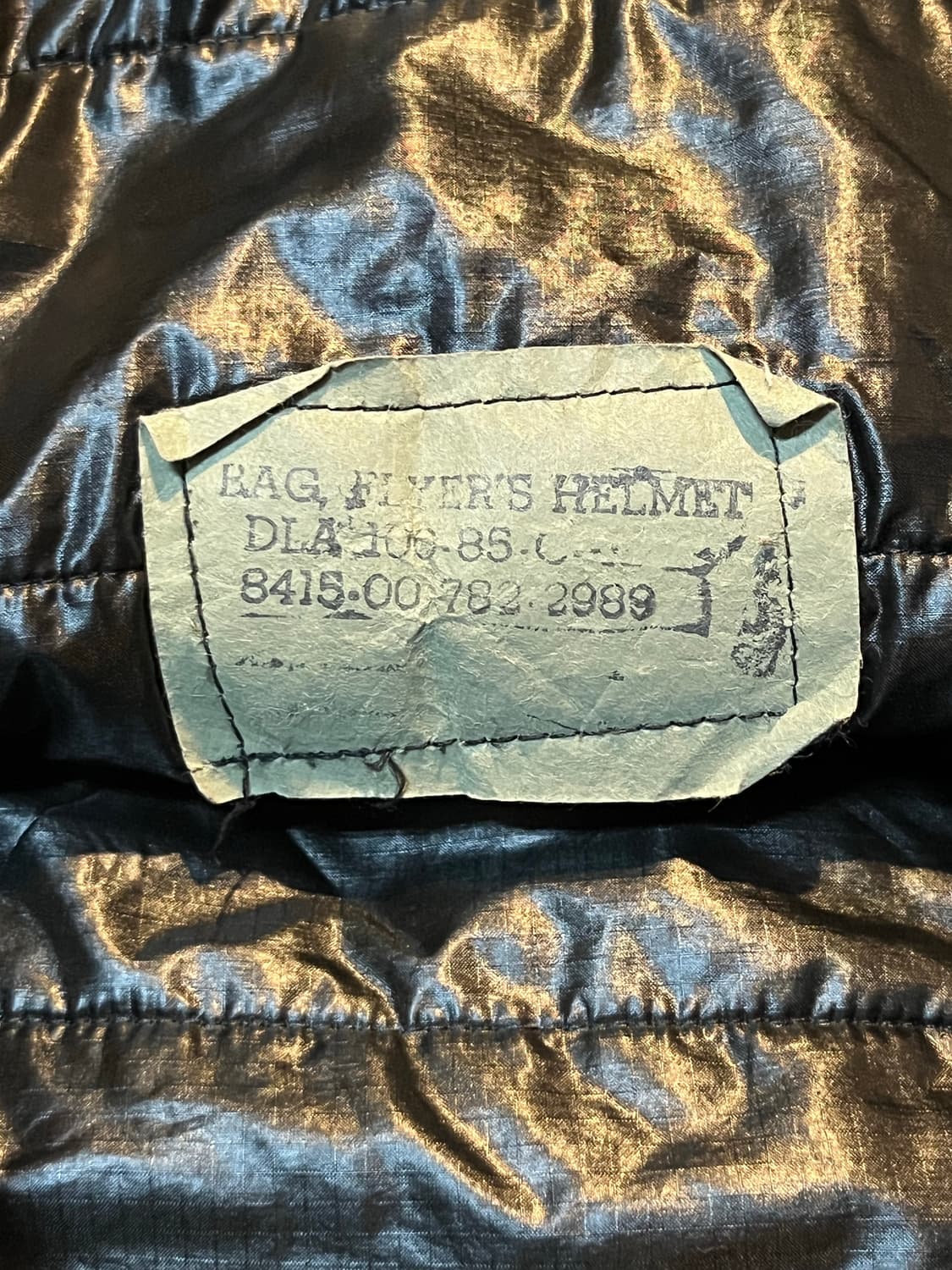 85년제 US Military Original 헬멧백 (Black) 상품이미지6