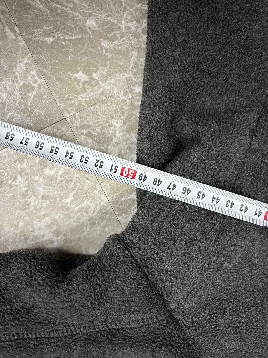 노스페이스 준신형 그레이 플리스 자켓 후리스 희귀져지(M) 상품이미지6