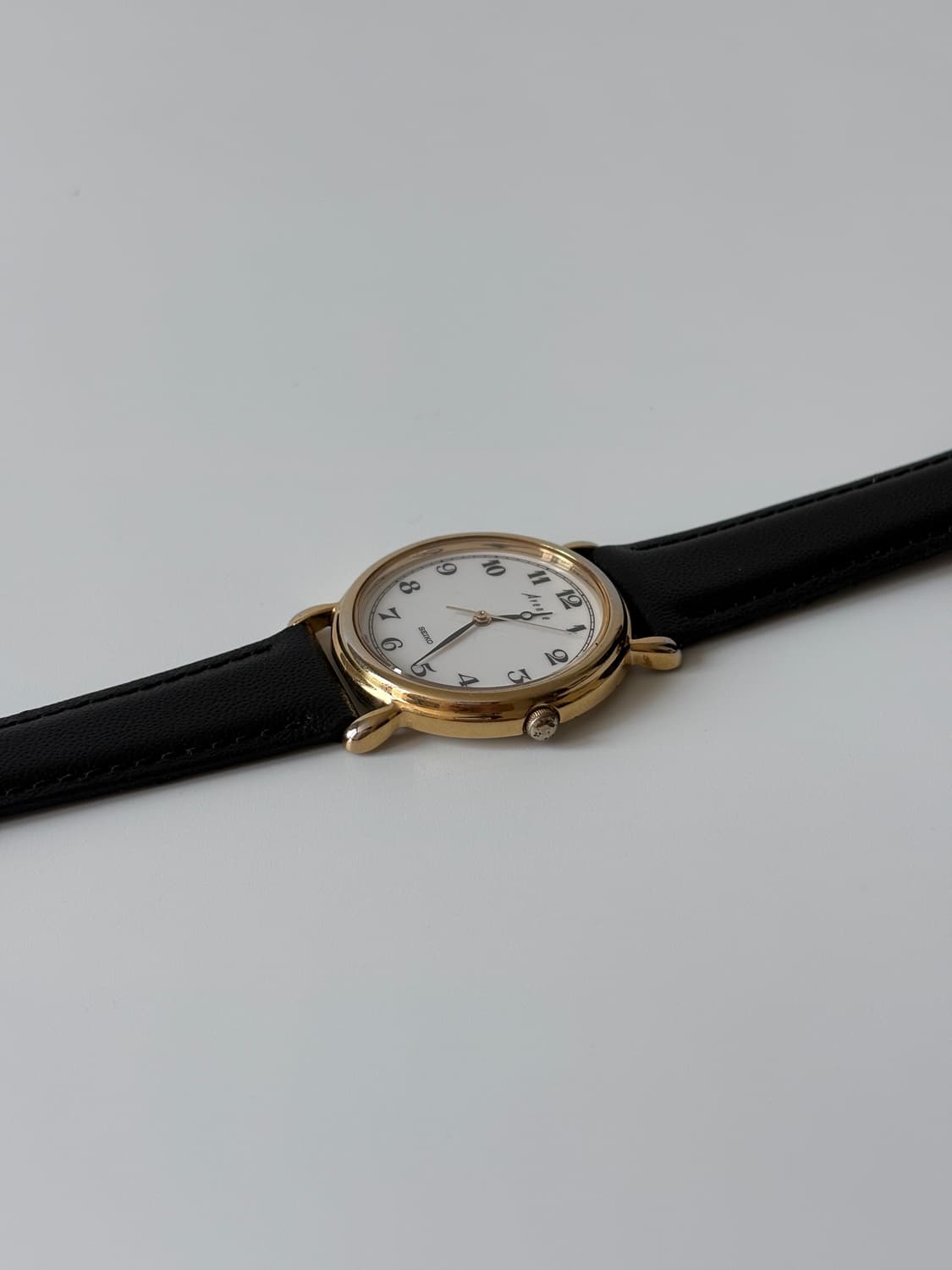 세이코 1990년대 Avenue 아라빅 인덱스 골드 쿼츠 남성 상품이미지3