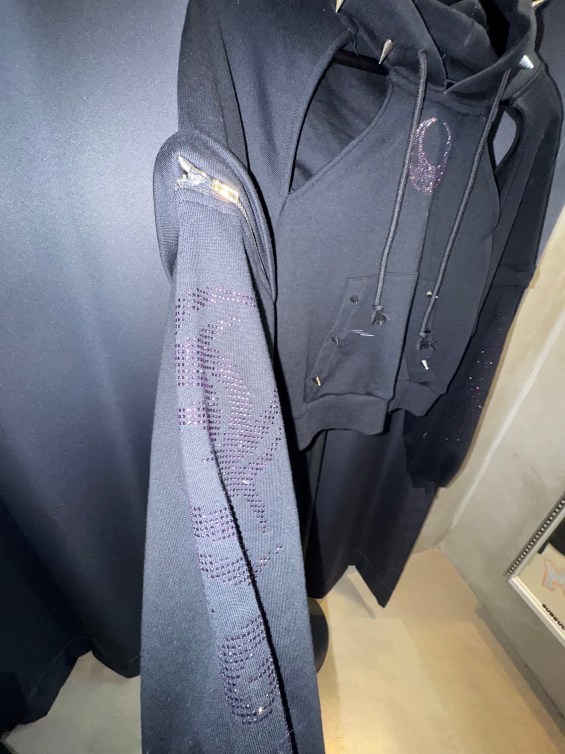 KRY 지뢰계 신상 크롭 후드 정품 상품이미지2