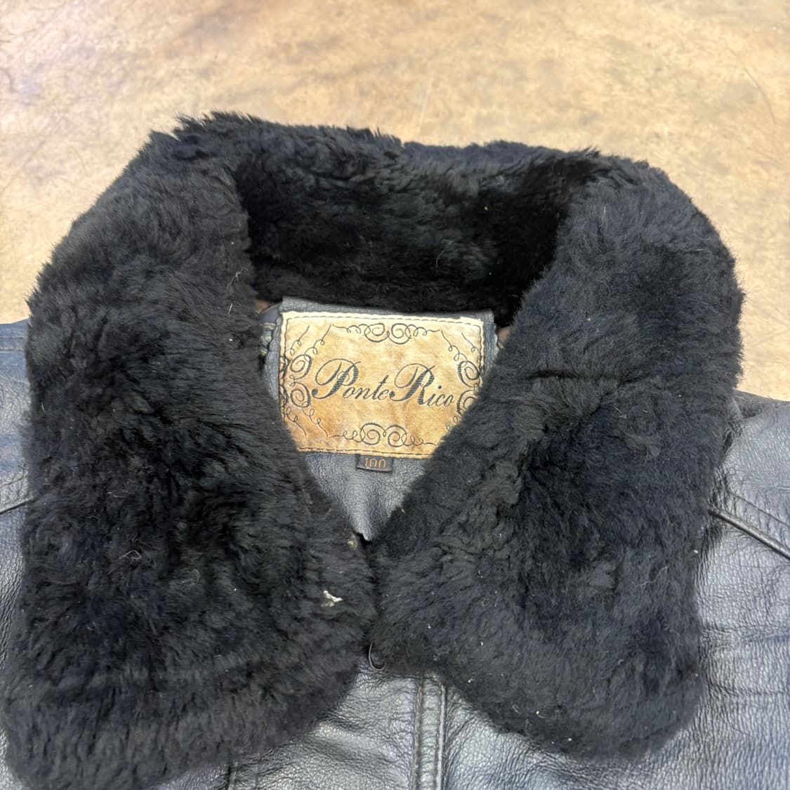 빈티지 양가죽 레더 무스탕 자켓 상품이미지5