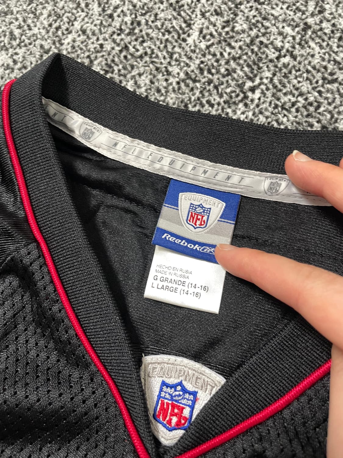 빈티지9. 리복 NFL 애틀랜타 팰컨스 마이클빅 유니폼 메쉬 반팔 티셔츠 상품이미지3