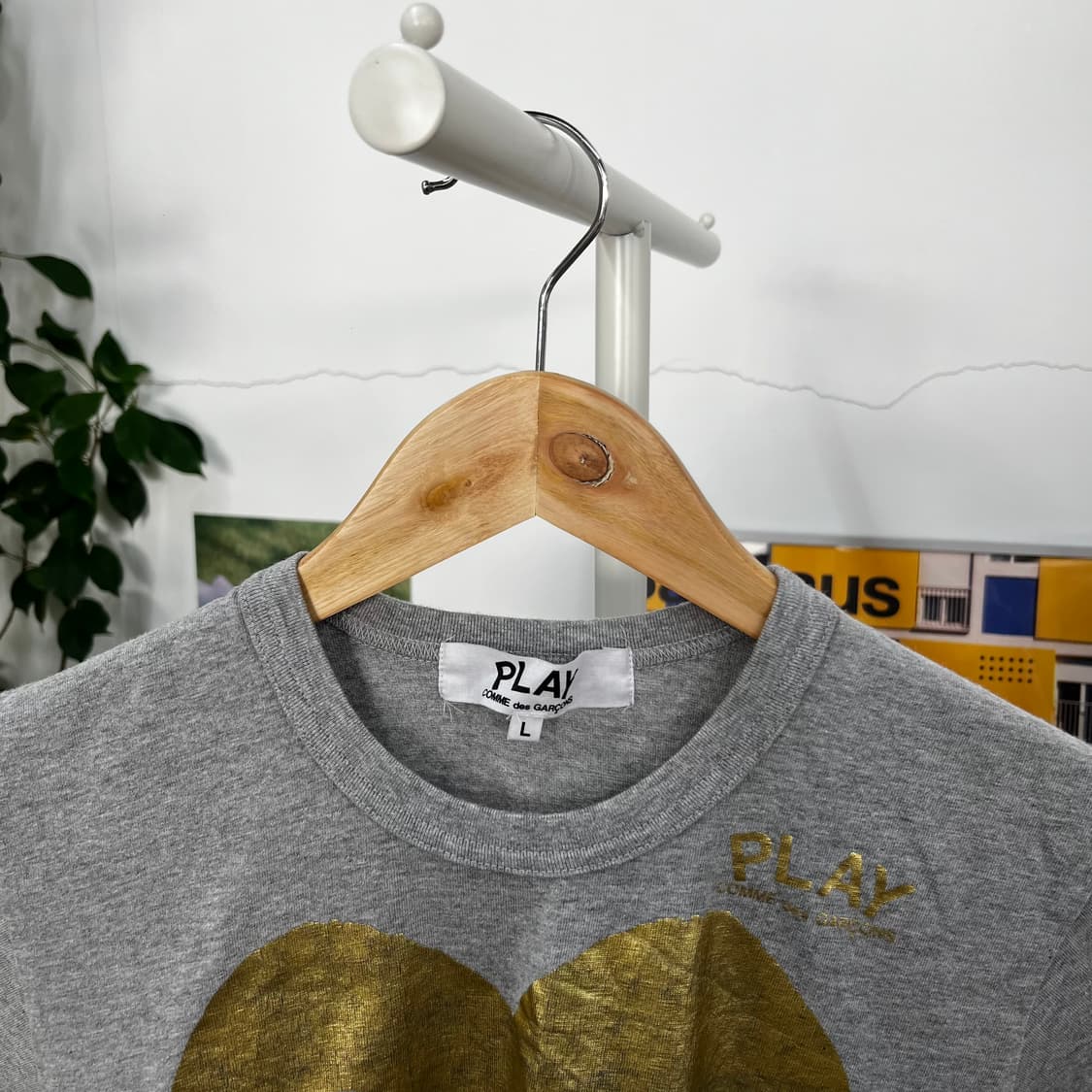 꼼데가르송 우먼 반팔 티셔츠 L 상품이미지3