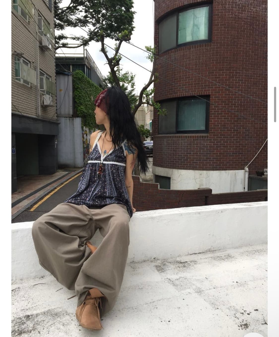 모래하우스) 마로 페이즐리 탑 NA F 상품이미지3