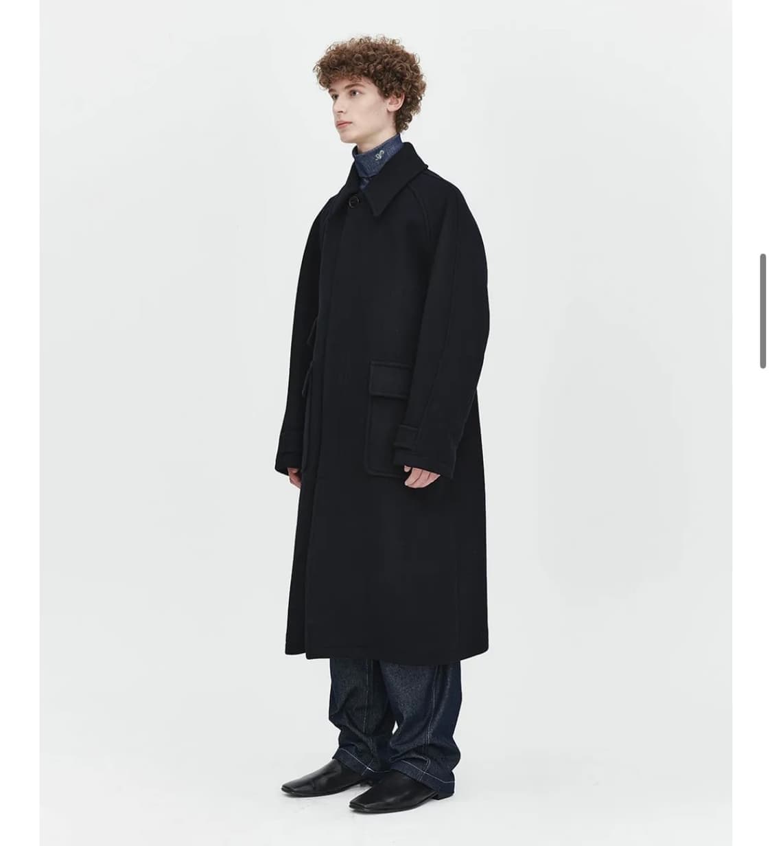 애프터프레이 투어리스트 발마칸 코트 네이비 M 상품이미지3