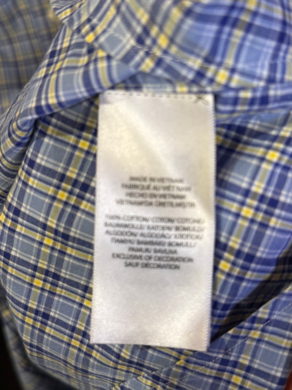 폴로 랄프로렌 네이비포니 노파 체크셔츠 상품이미지3