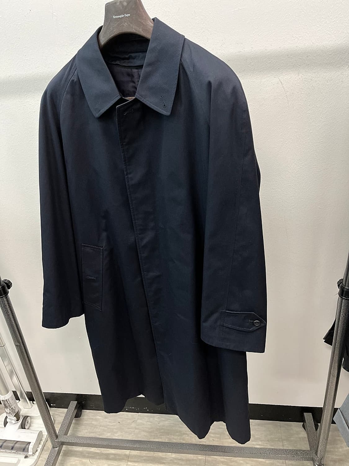 105) 버버리 네이비 개버딘 내피코트  상품이미지1