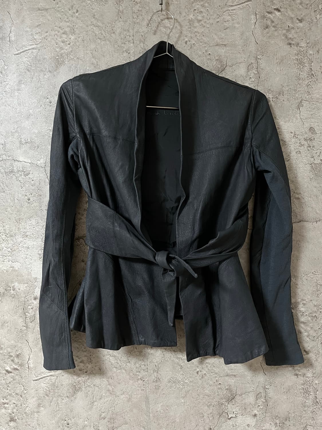 릭오웬스 wrap 가죽자켓 상품이미지2