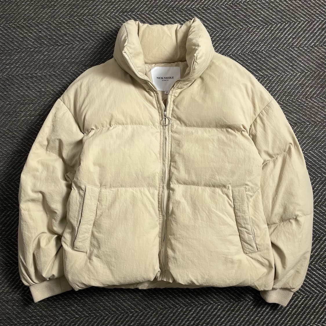NICK NICOLE 베이지 숏 패딩 자켓y 4660 상품이미지2