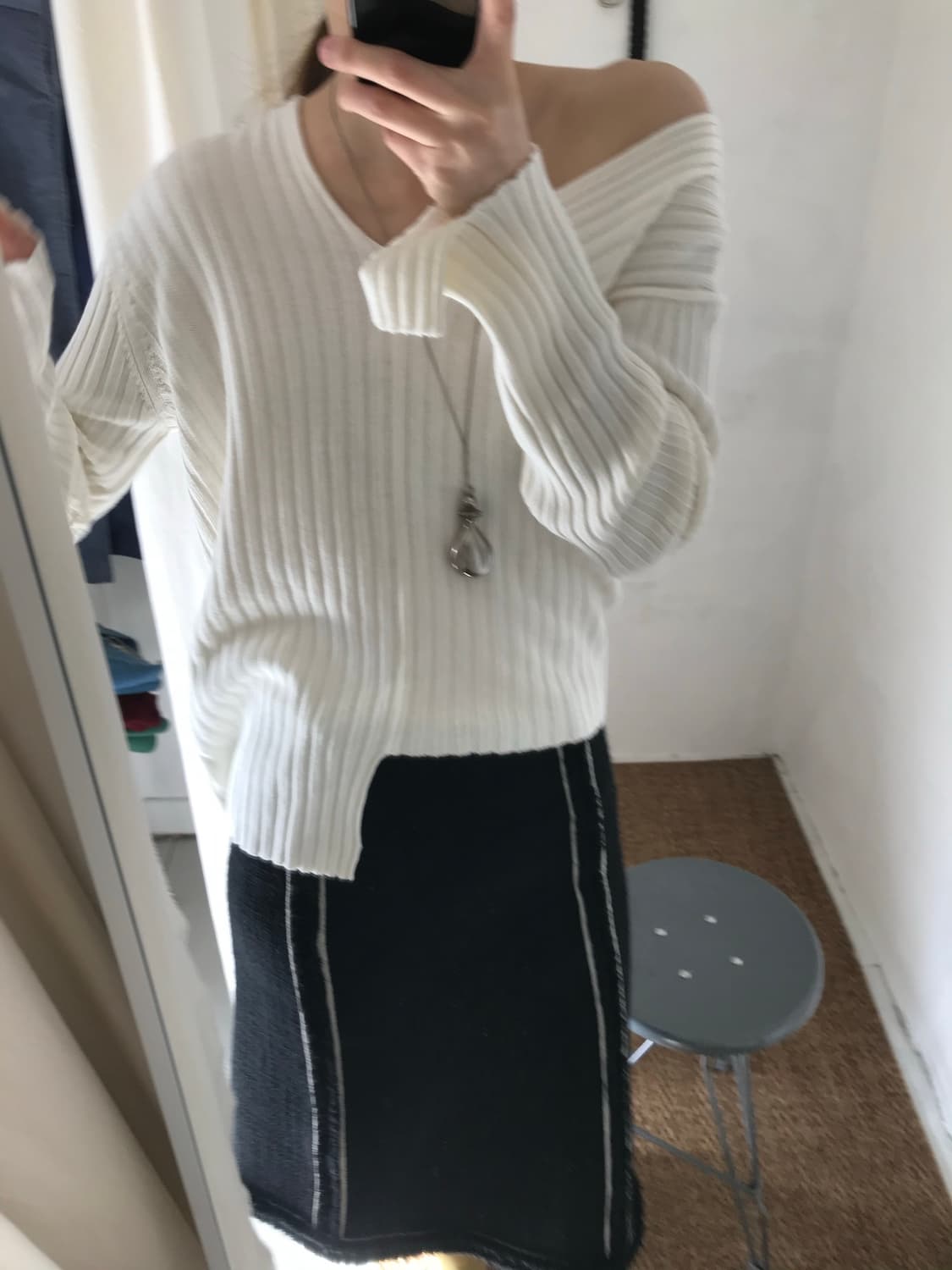 asymmetry knit 상품이미지5