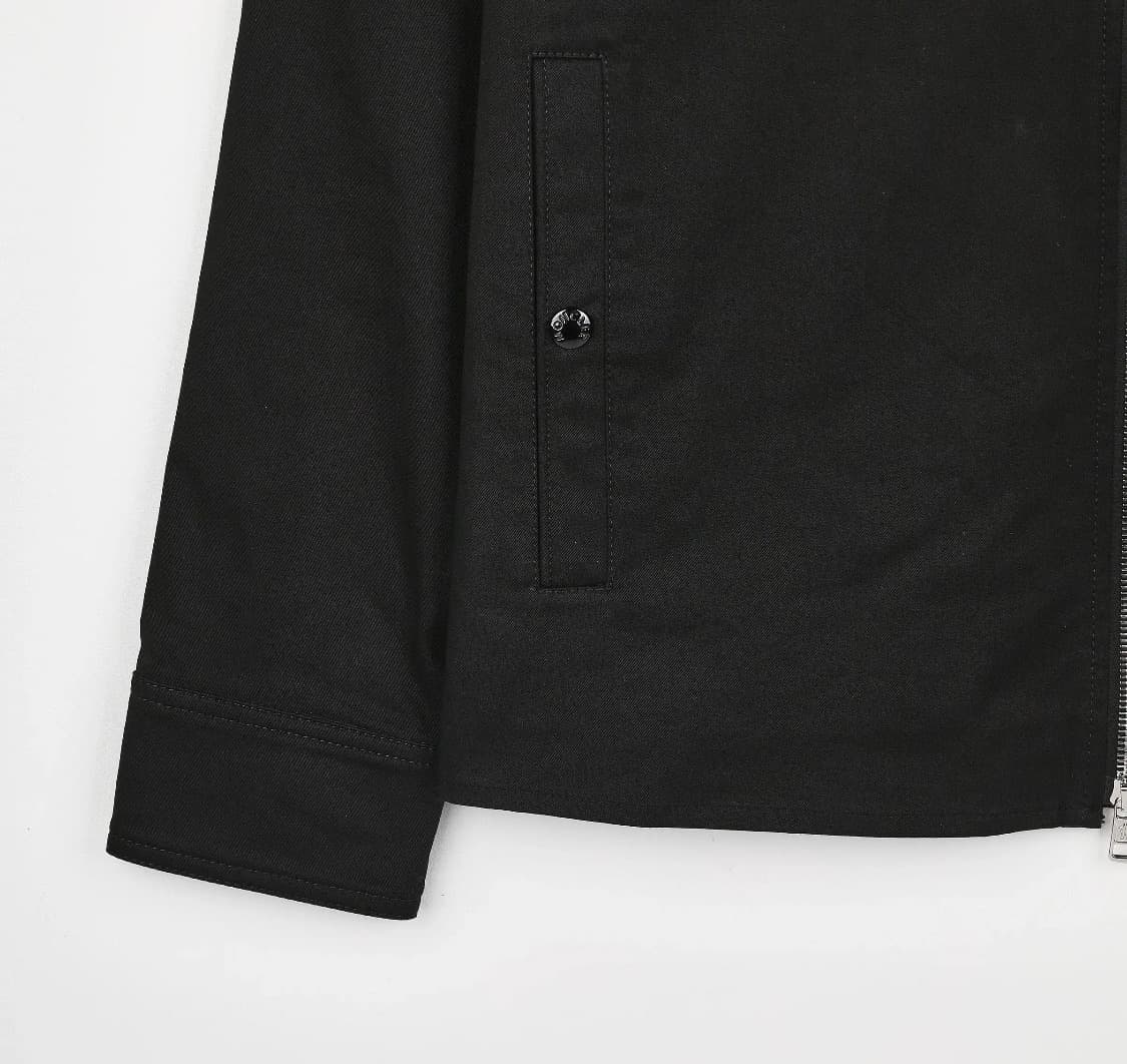 [S급] 몽클레르 코튼 개버딘 집업 셔츠 자켓 블랙 판매합니다!!! 상품이미지5