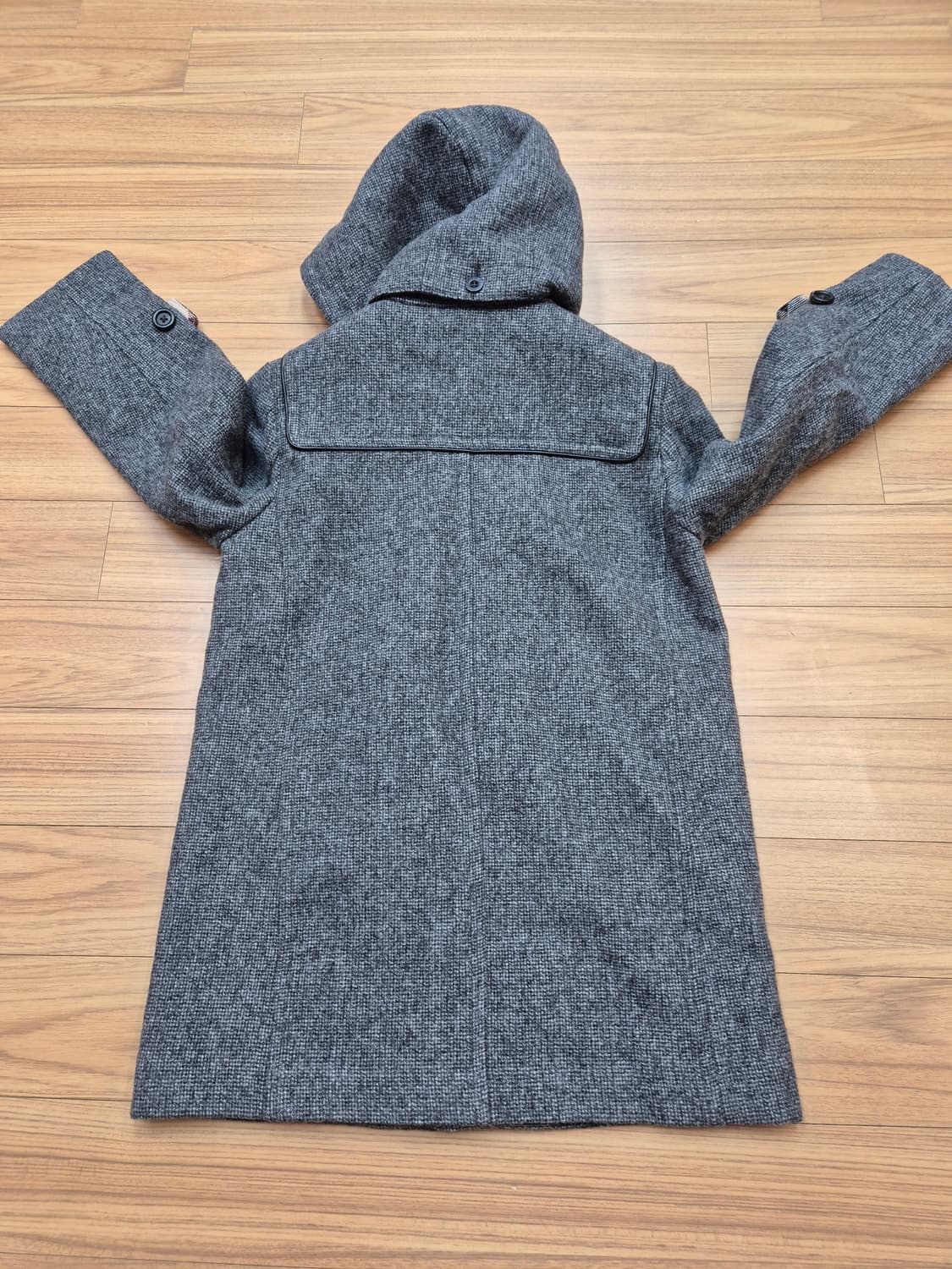 닥스 아동용 더플 코트 130사이즈입니다. 모 93% 함유되어있어 따뜻하 상품이미지2