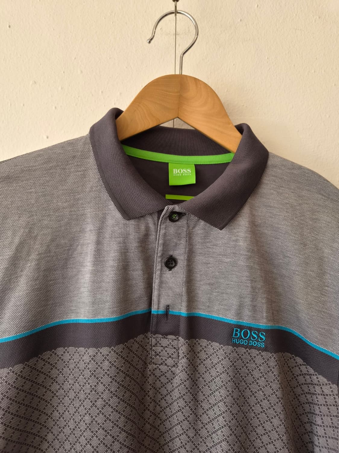 휴고보스 남성 긴팔PK카라티셔츠 M사이즈 상품이미지1