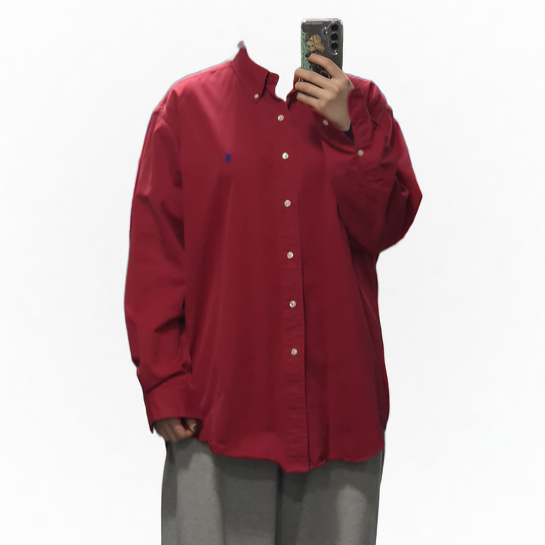 폴로랄프로렌 레드 셔츠 M 상품이미지5