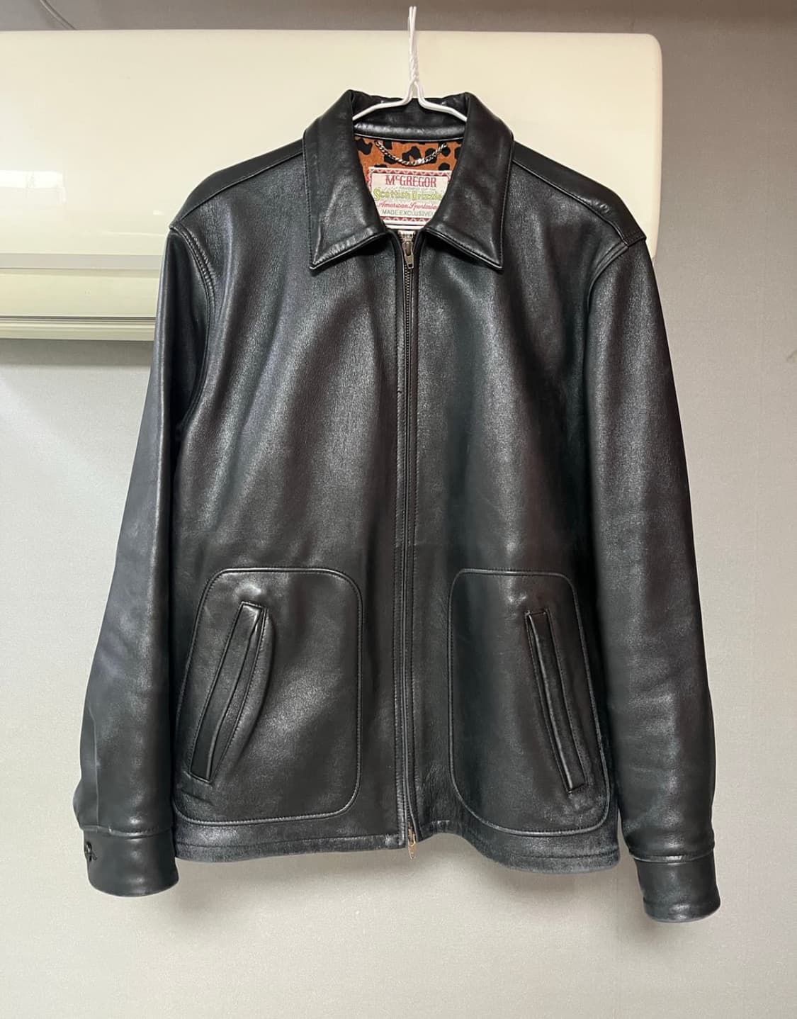 와코마리아 맥그리거 레더 드리즐러 자켓 M 상품이미지2