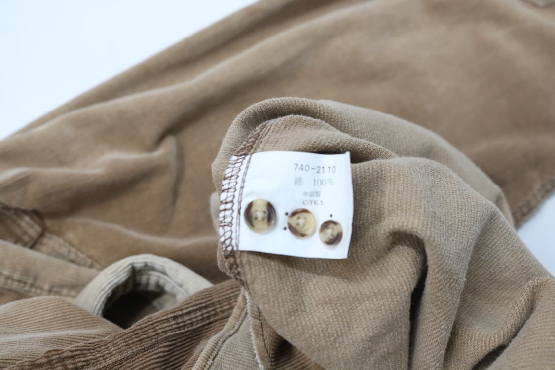 90s 유니클로 페이딩 코듀로이 셔츠 상품이미지10