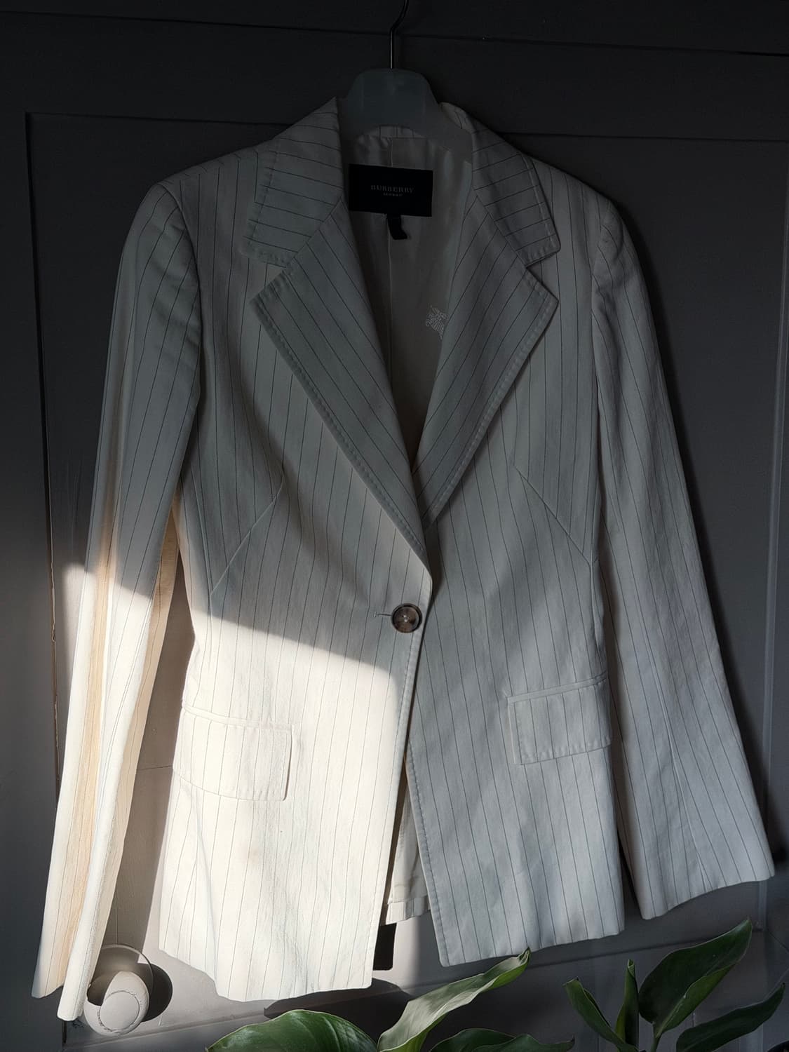 버버리 스트라이프 자켓 여성 S 상품이미지1