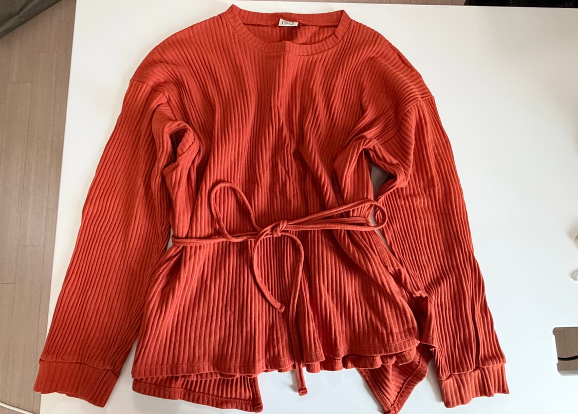 베이스레인지 쇼 롱 슬리브 오렌지 Baserange Shaw Orange 상품이미지1