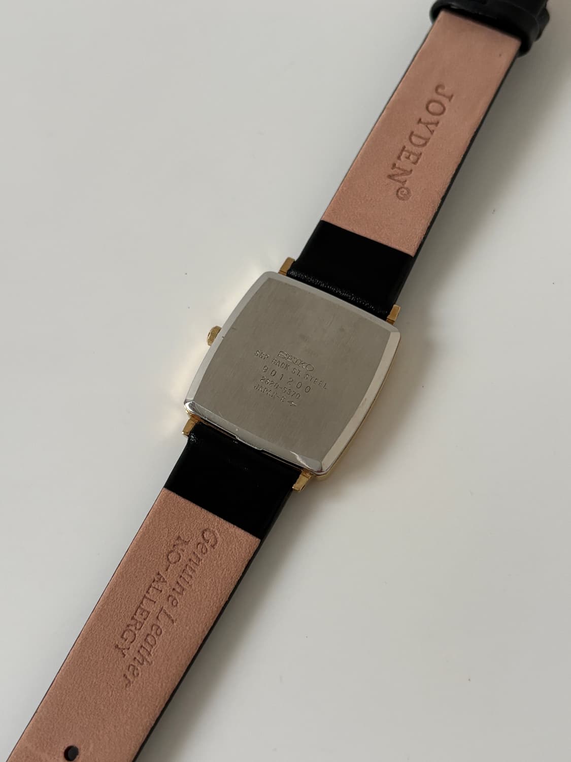 1980s Chariot Gold Square Quartz 상품이미지7