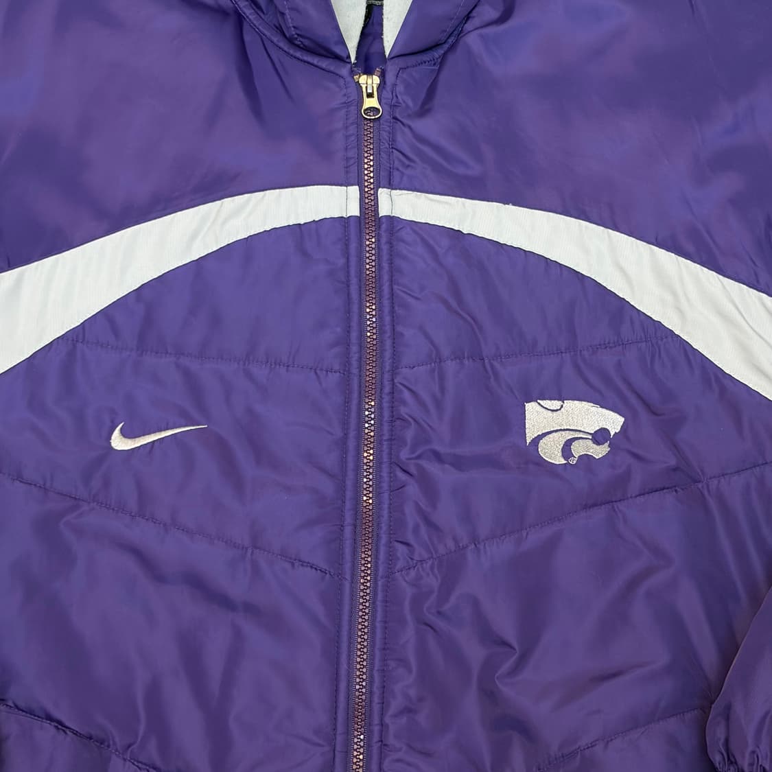 레어 90s 미국 빈티지 나이키 캔자스 패딩점퍼 상품이미지5