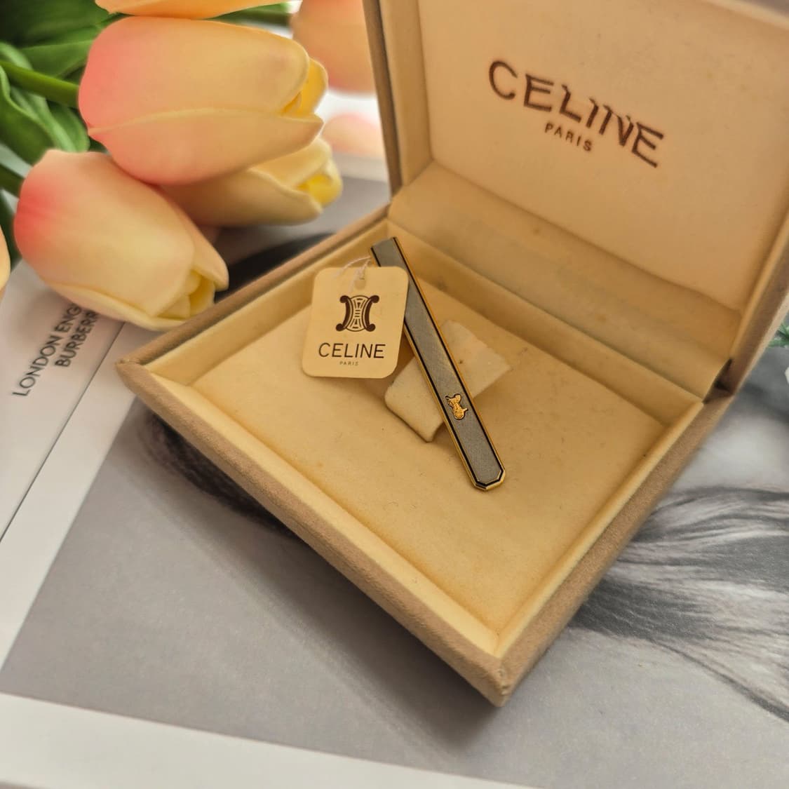 CELINE 셀린느 정품 명품넥타이핀 5cm A+등급 J6
 상품이미지2