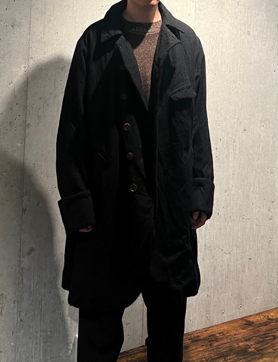 yuta matsuoka long cook jacket black 3 상품이미지8