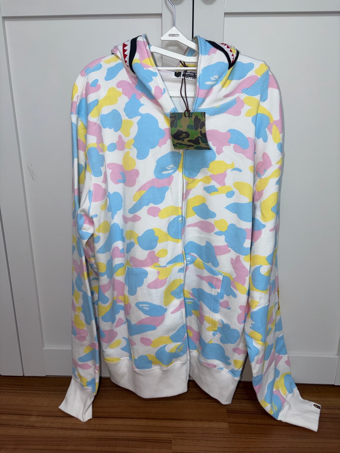 Bape 베이프 멀티카모 후드집업 xl사이즈 상품이미지1