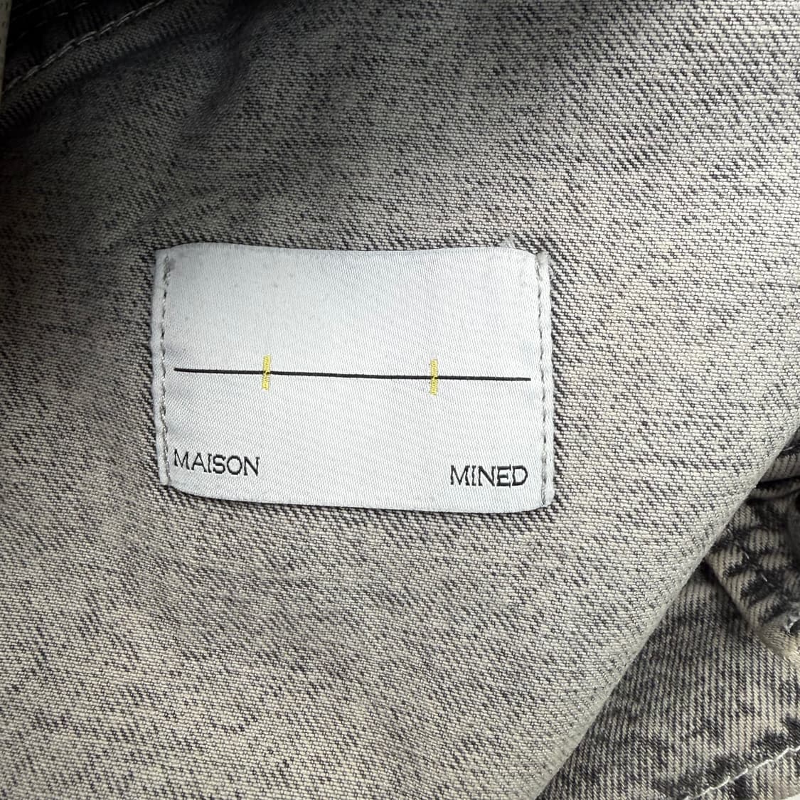 메종미네드 아이스 워싱 데님 자켓 L 상품이미지7