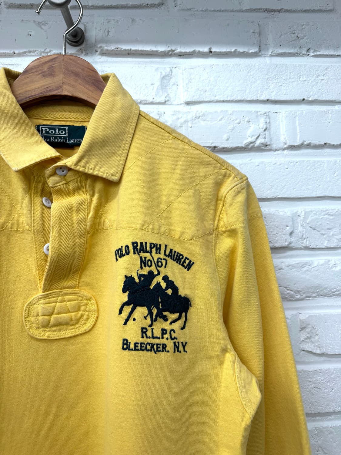 폴로 옐로우 럭비티셔츠  상품이미지4