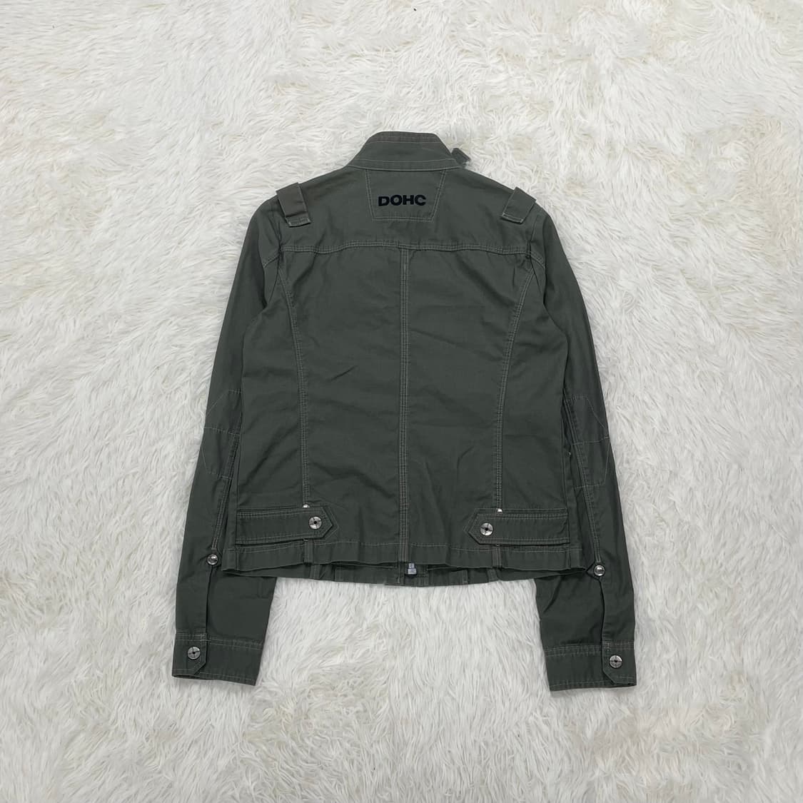 DOHC 립스탑 카고 밀리터리 자켓 카키 상품이미지3