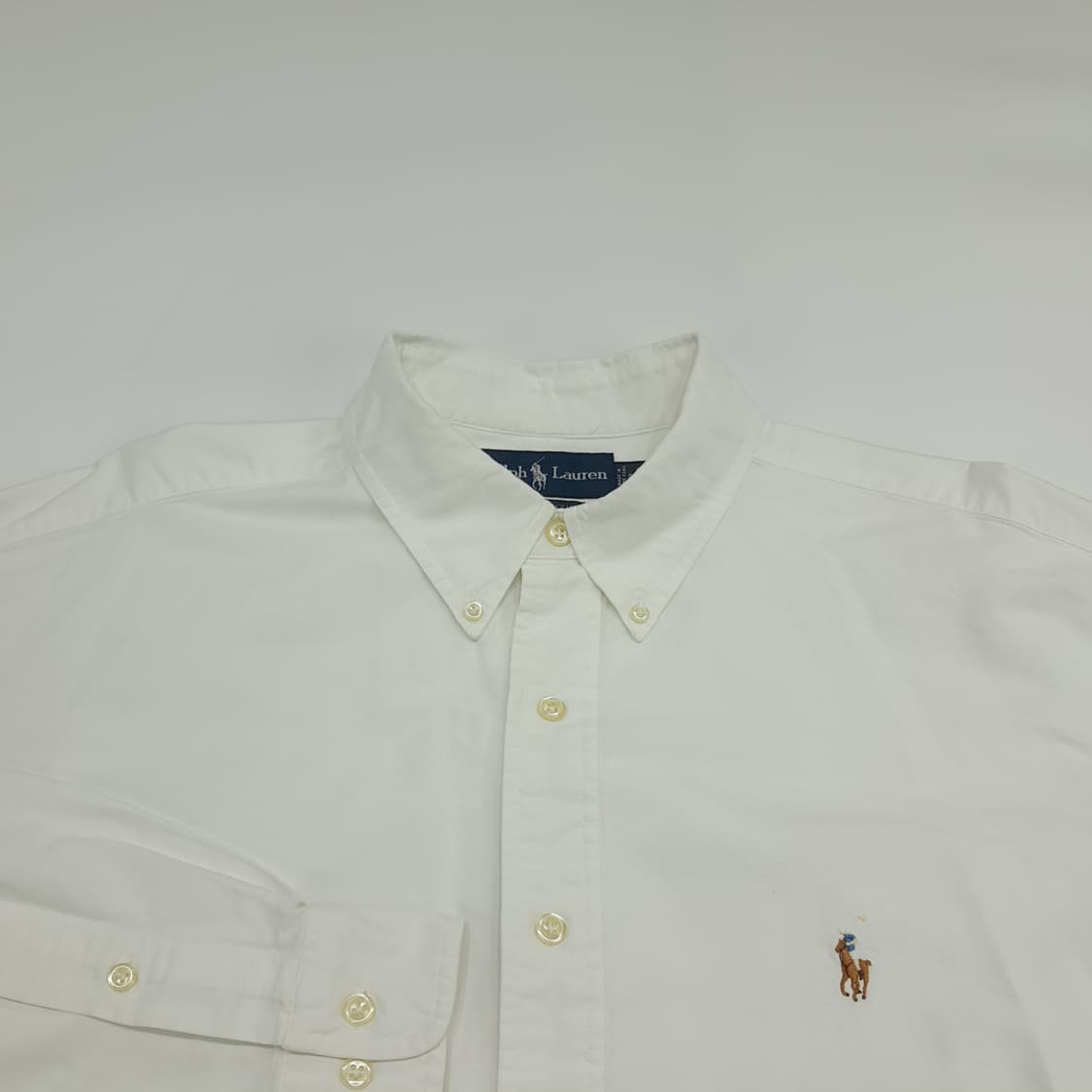 Co632 XL 폴로 랄프로렌 화이트 긴팔 셔츠 남방 상품이미지4