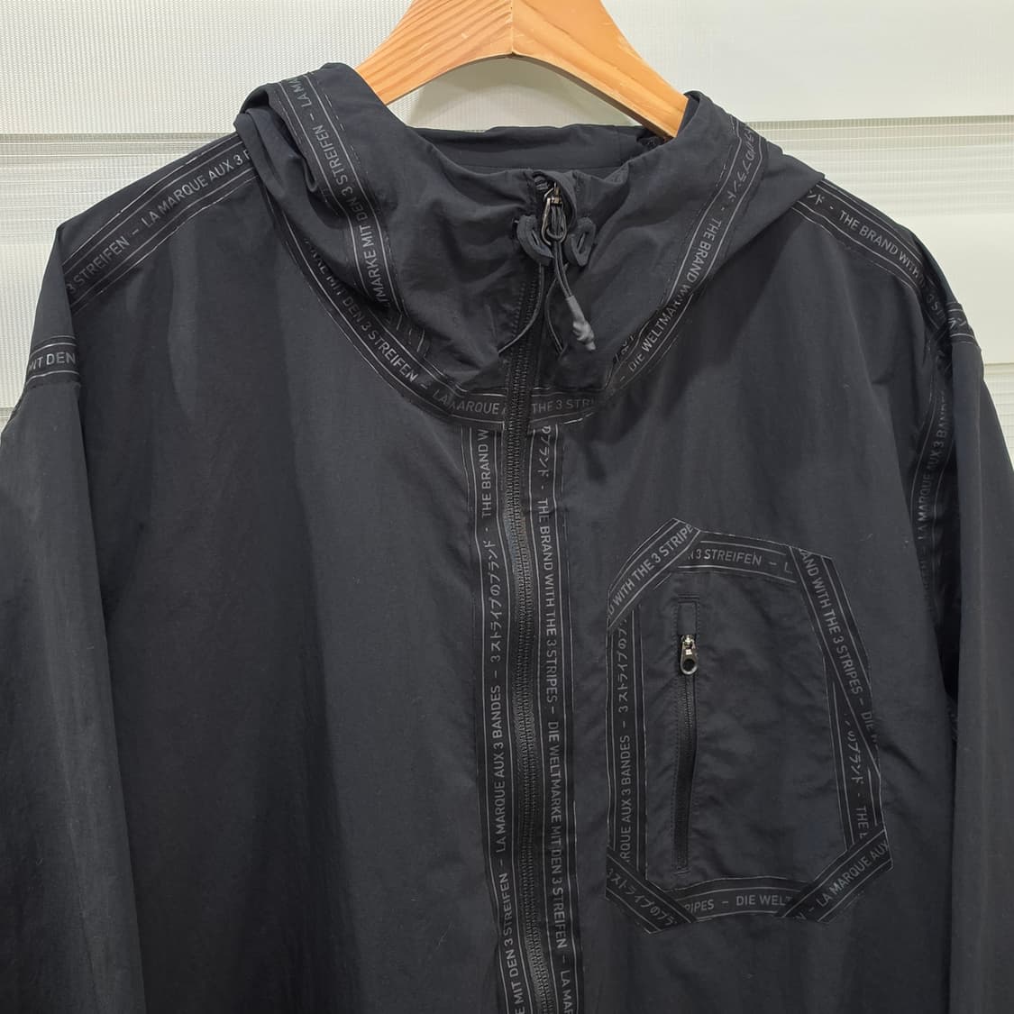 아디다스 엔엠디 바람막이 후드 집업자켓- 2XL 상품이미지2