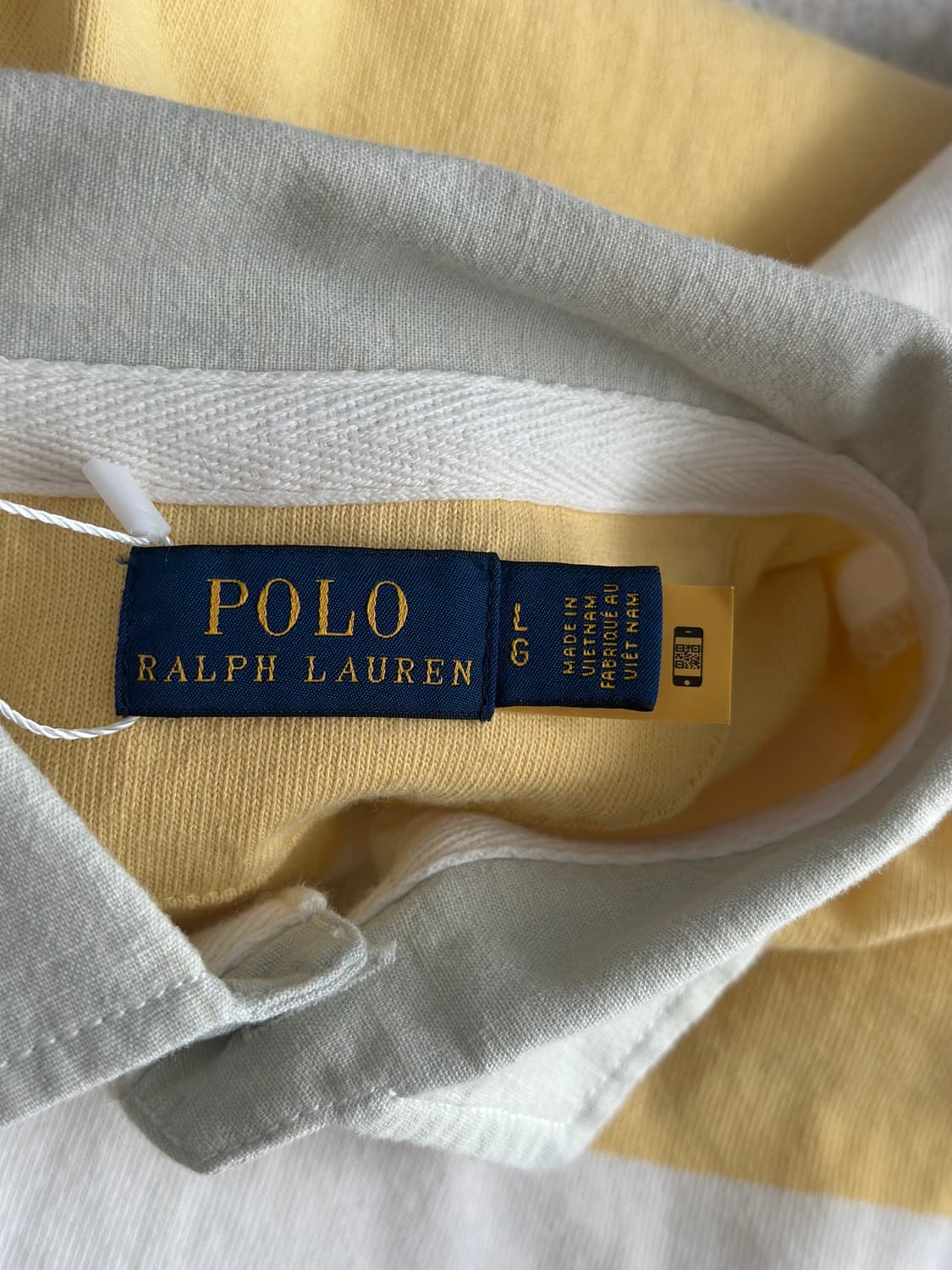 폴로 랄프로렌 스트라이프 크롭 럭비 티셔츠  상품이미지4