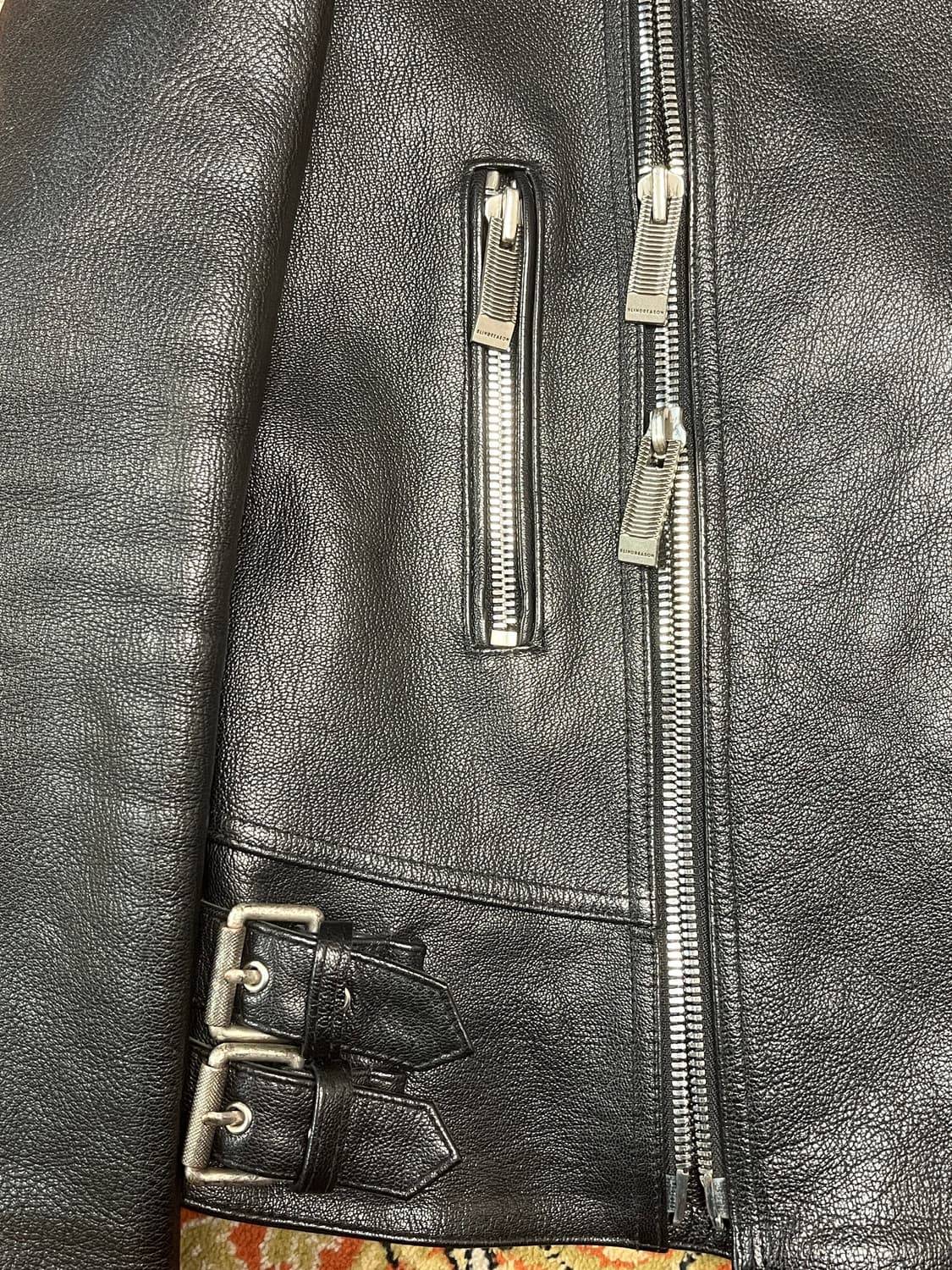 [M] 블라인드리즌 차이나 더블라이더 스네이크 자켓 상품이미지4