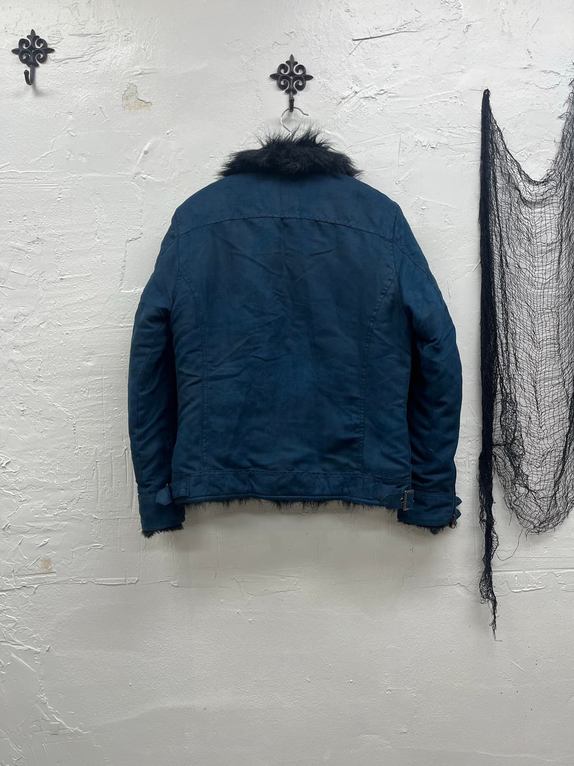 In the attic 00s dark blue trimming fur  상품이미지7