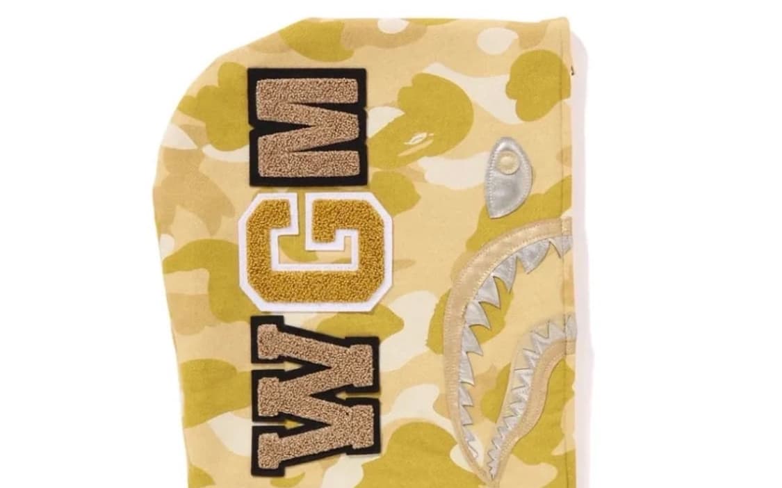 베이프 옐로우 후드집업m 상품이미지2