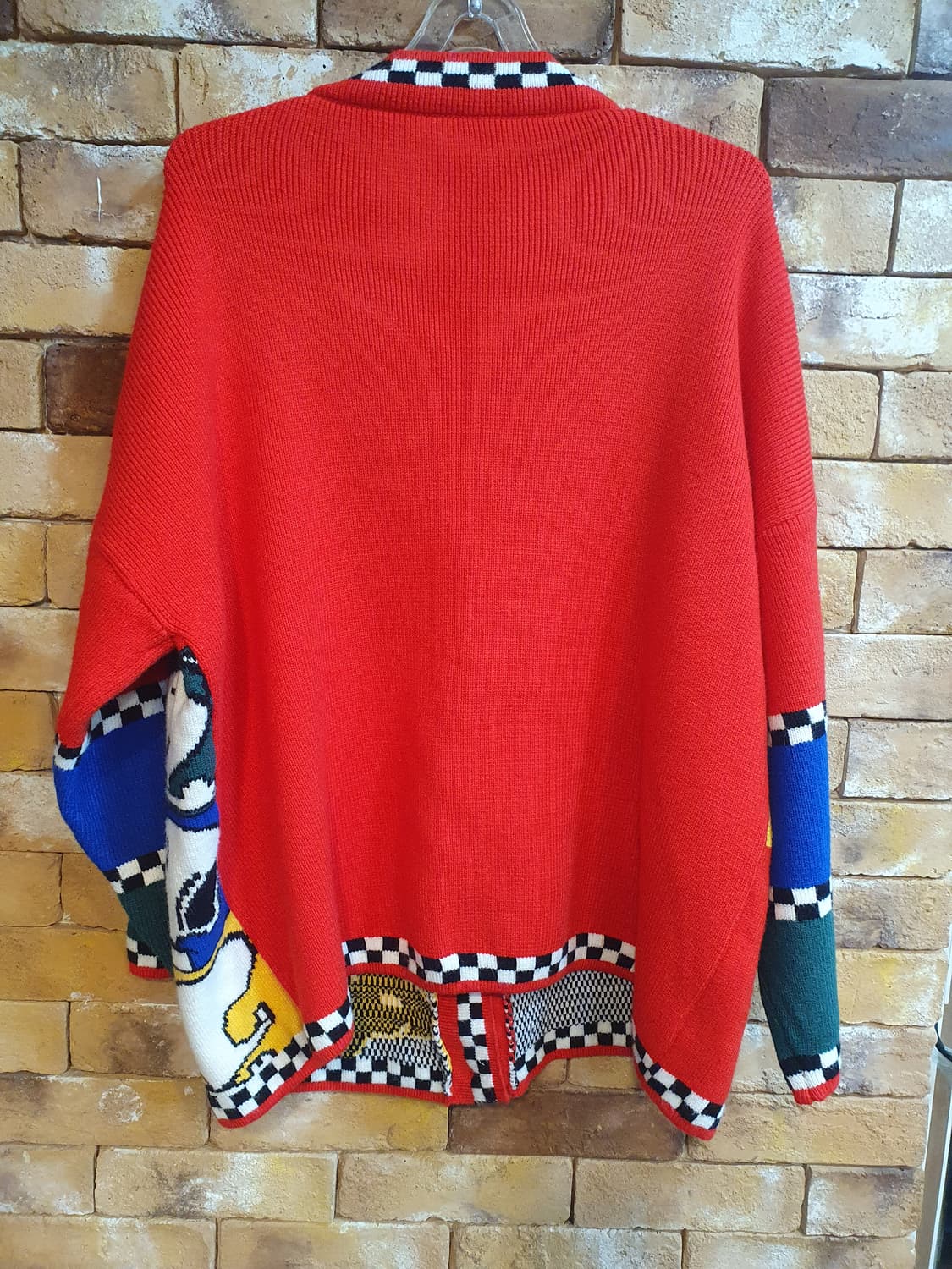 스누피 레드가디건 상품이미지2