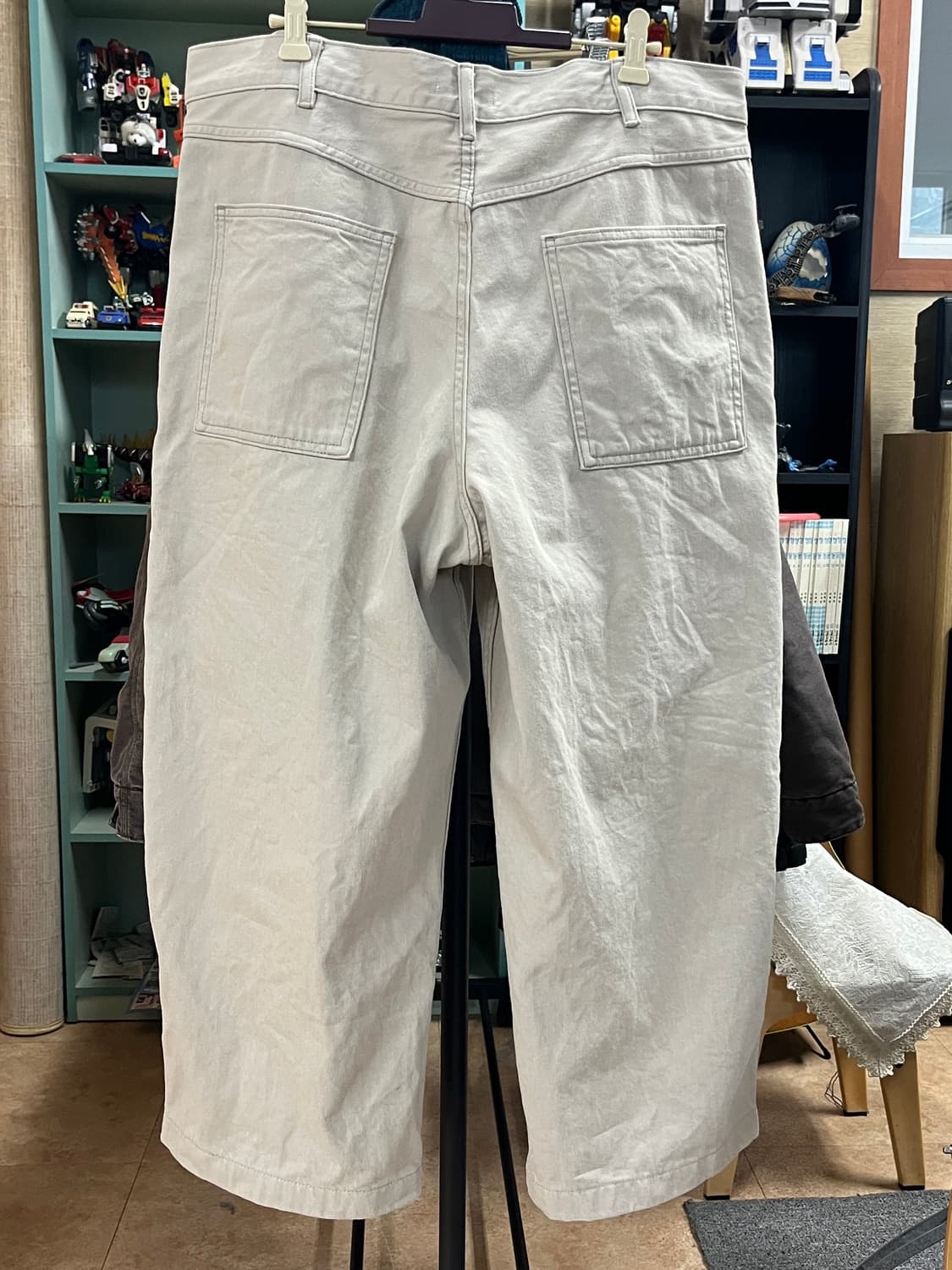 유니클로 와이드핏 컬리진 내추럴 상품이미지2