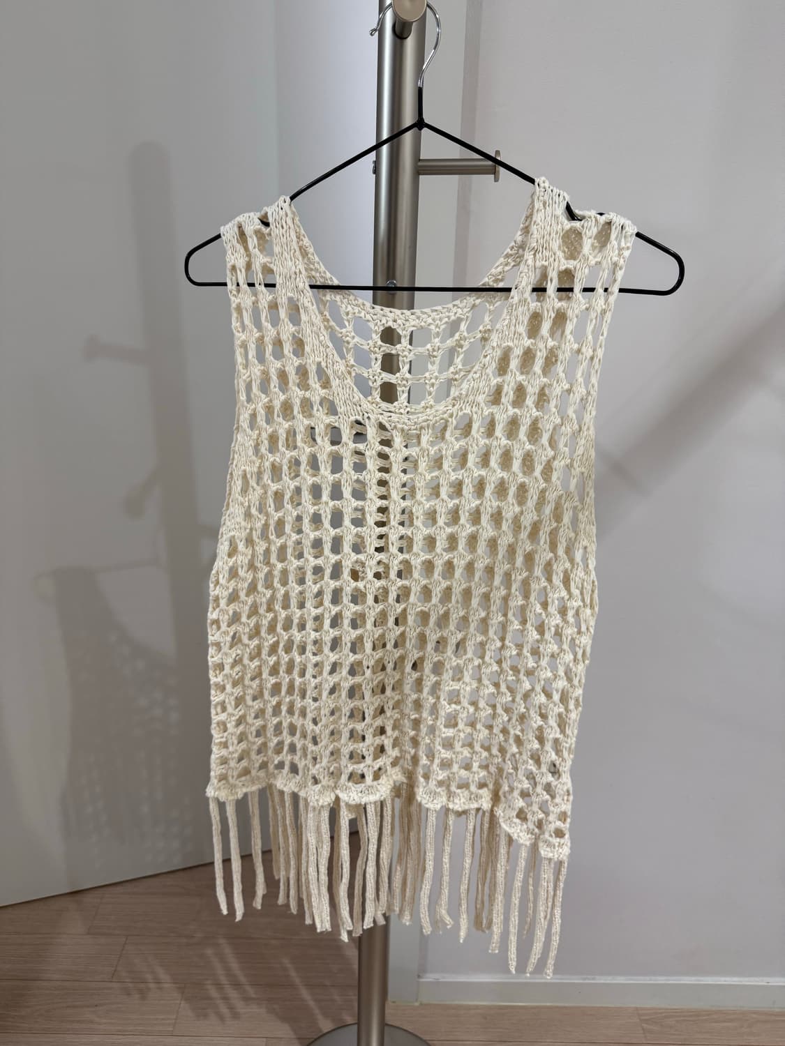 마뗑킴 크로셰 프린지 슬리브리스 탑 상품이미지3