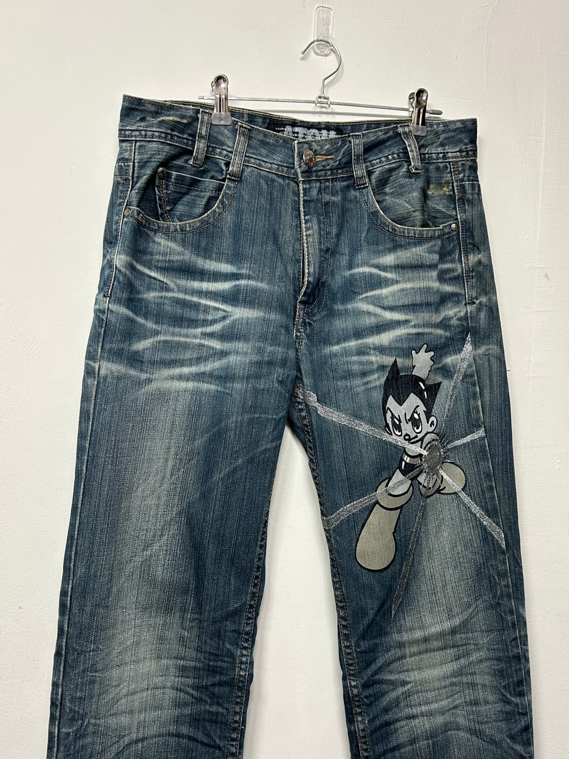 vintage 아톰 아스트로보이 올드스쿨 데님팬츠 m 상품이미지1