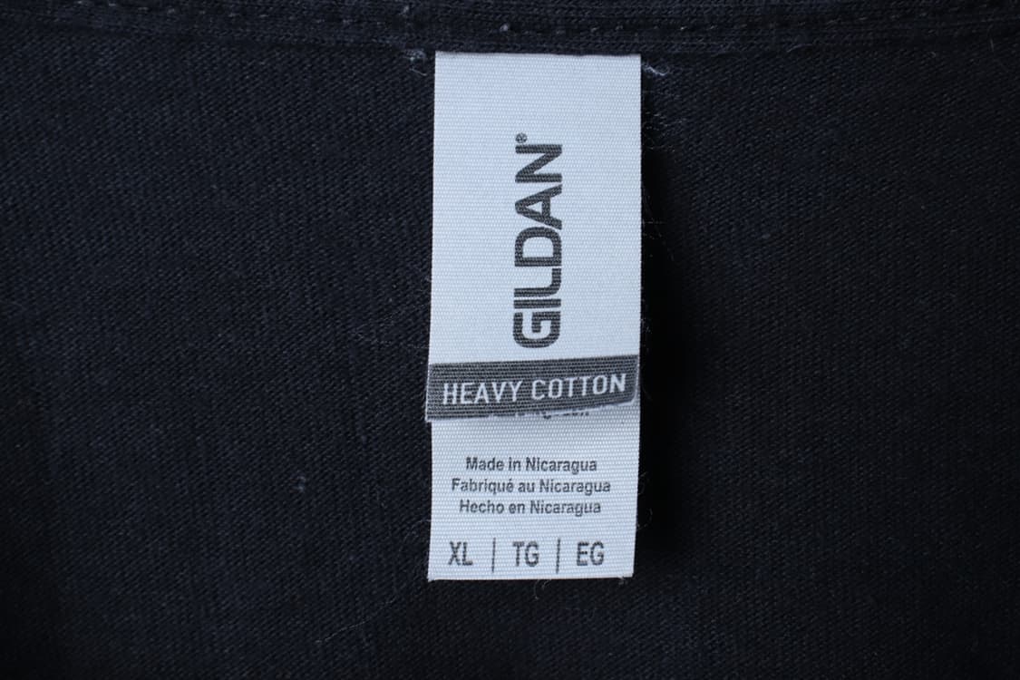 (XL-3XL) 길단 반팔 티셔츠 USA 빅사이즈 블랙 락티-H31239 상품이미지7