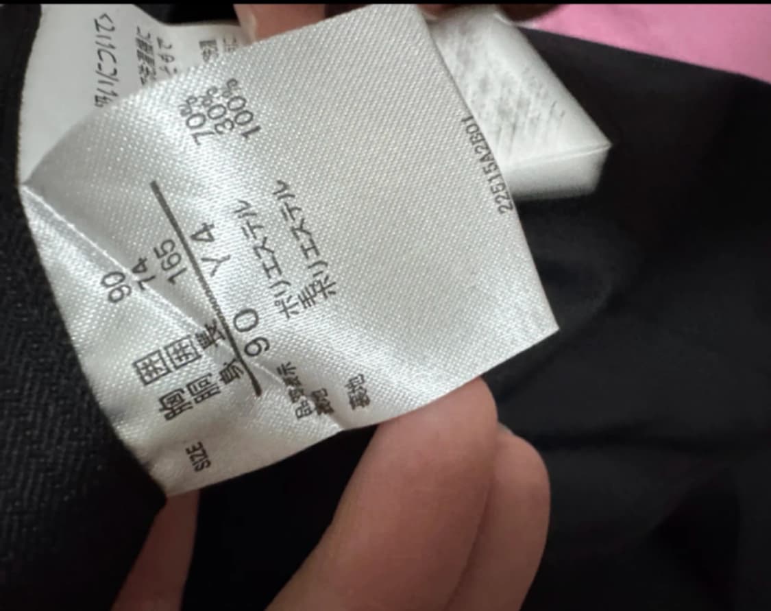 슬림핏 검정 정장 세트 새제품 상품이미지9