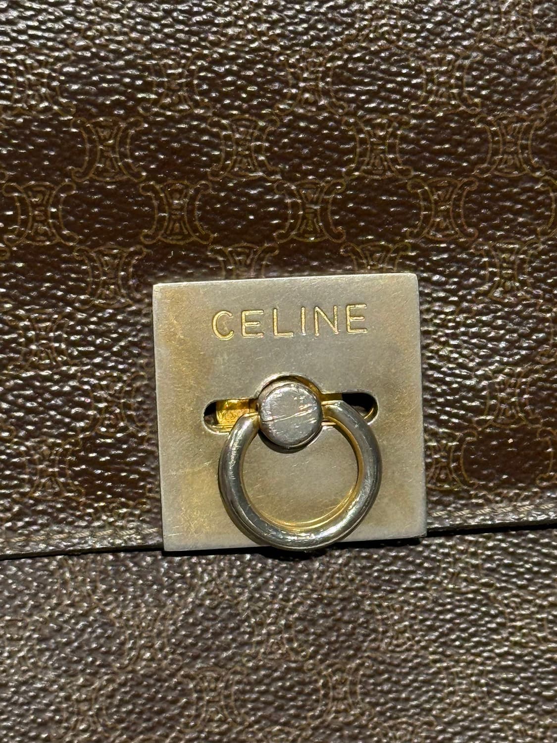 셀린느 브라운 마카담 탑핸들 토트백 상품이미지7