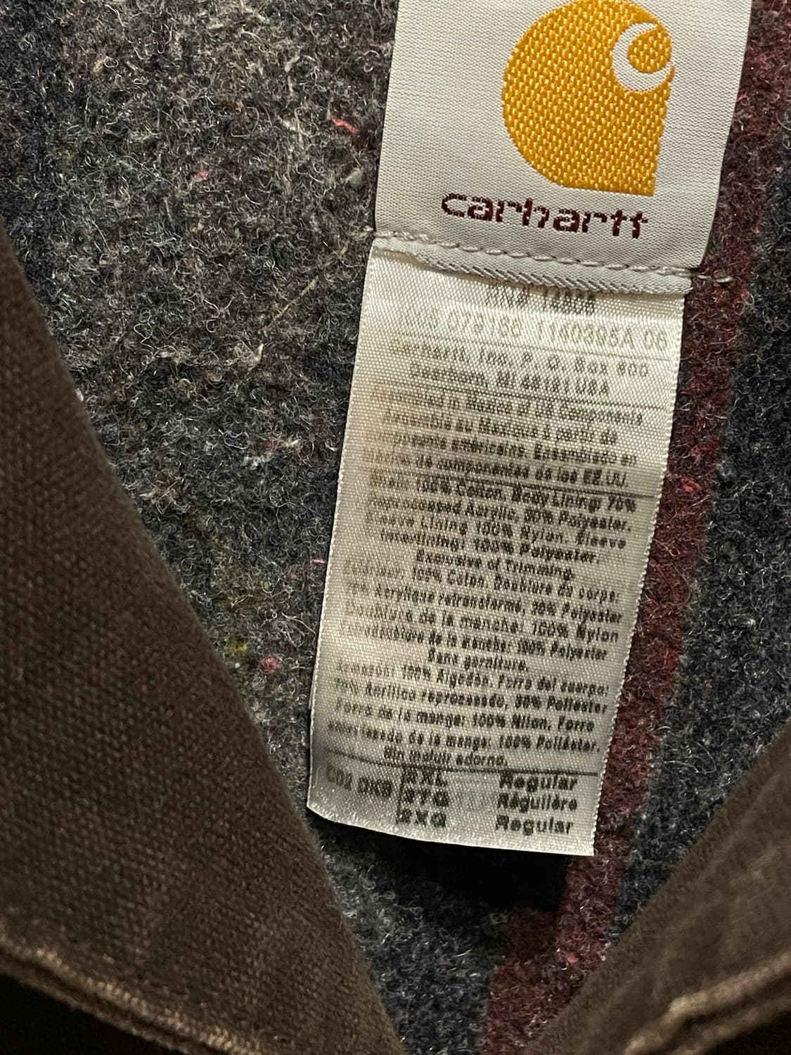 칼하트자켓 C02 DKB 2XL 상품이미지3