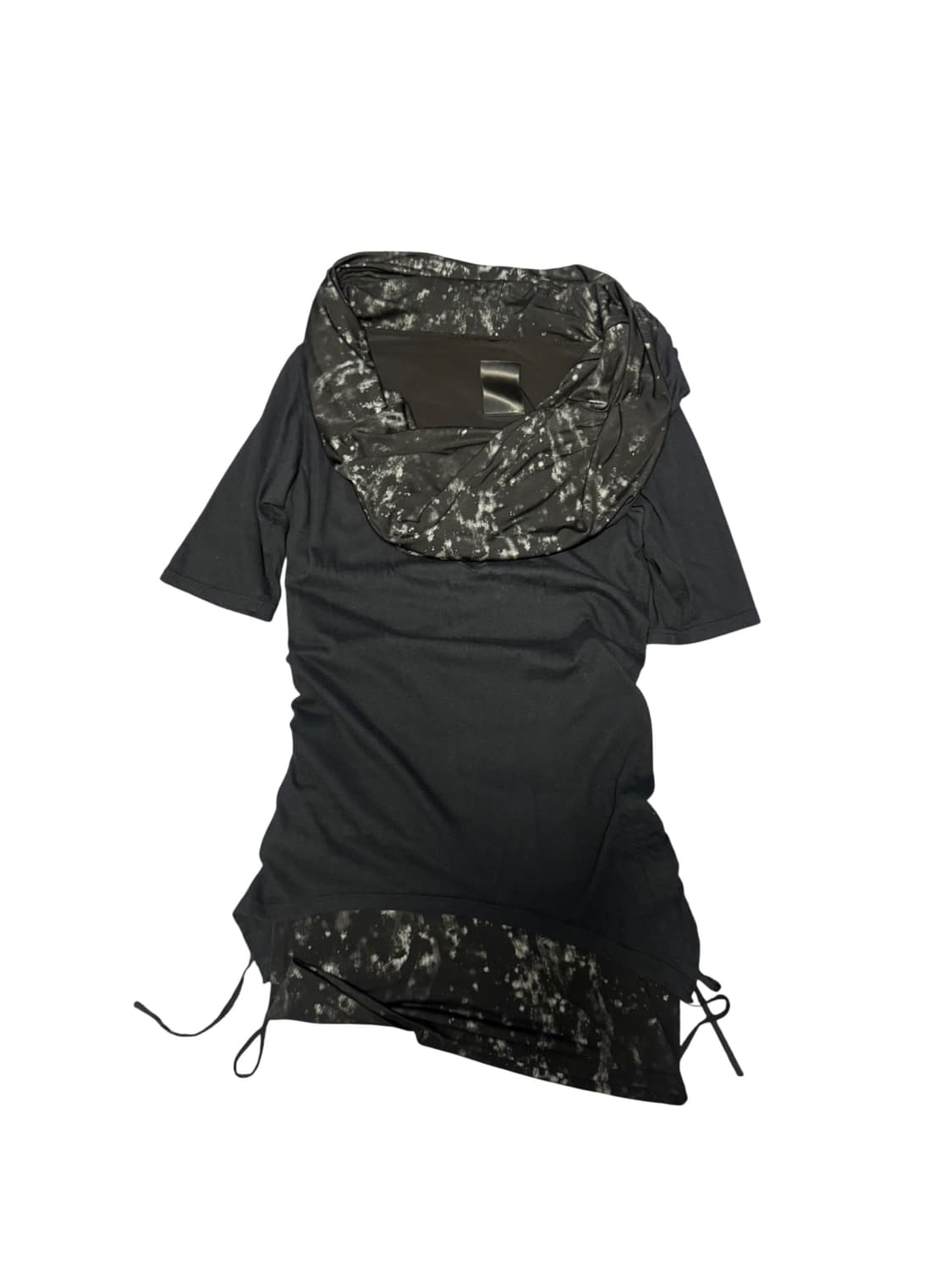 Midas Drape Design Black T-shirt 상품이미지1