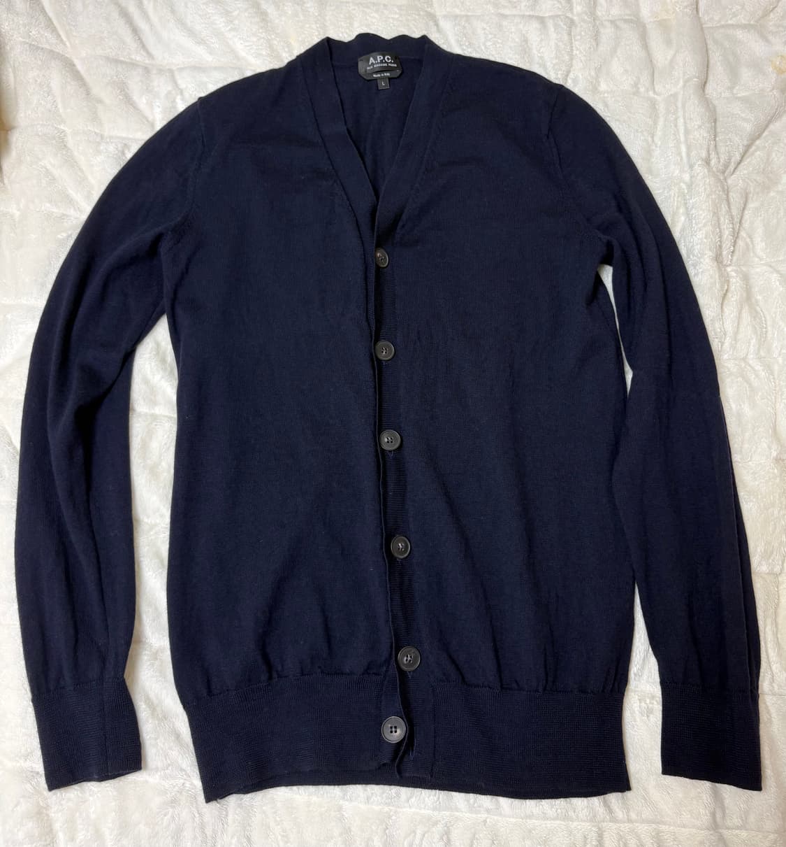아페쎄 apc 사무엘 가디건 다크네이비 / L 상품이미지1