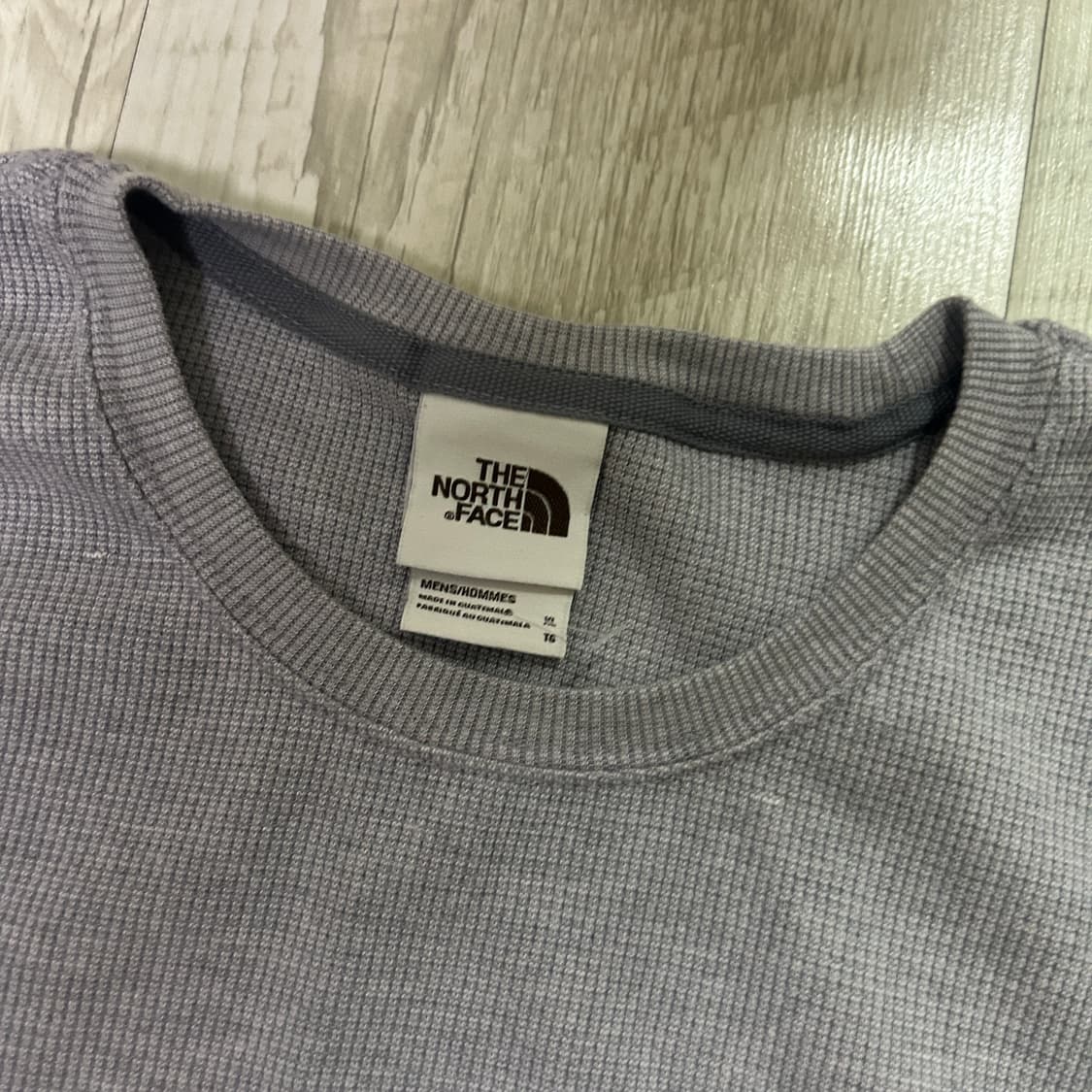 [US XL] 노스페이스 와플티 긴팔 그레이 상품이미지3