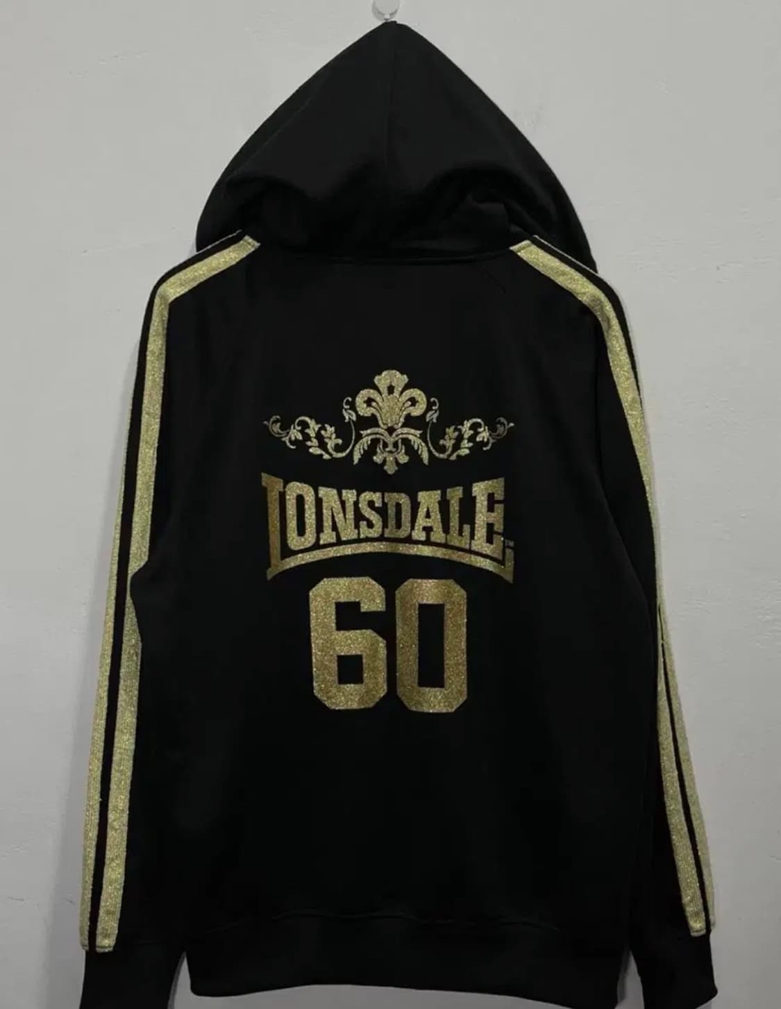 *무료배송* 론즈데일 갸루 후드집업 골드 블랙 상품이미지2