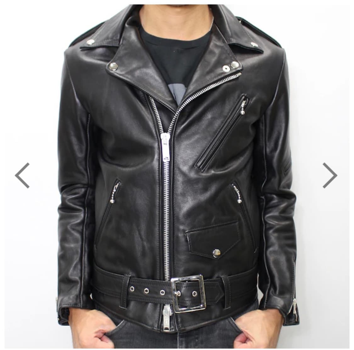 666 스티어하이드 라이더자켓 38사이즈 상품이미지8