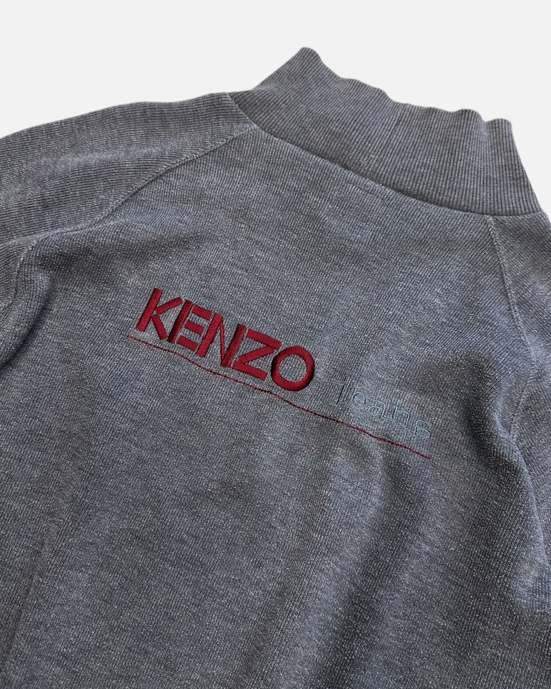 KENZO JEANS logo ribbed mockneck knit 상품이미지7